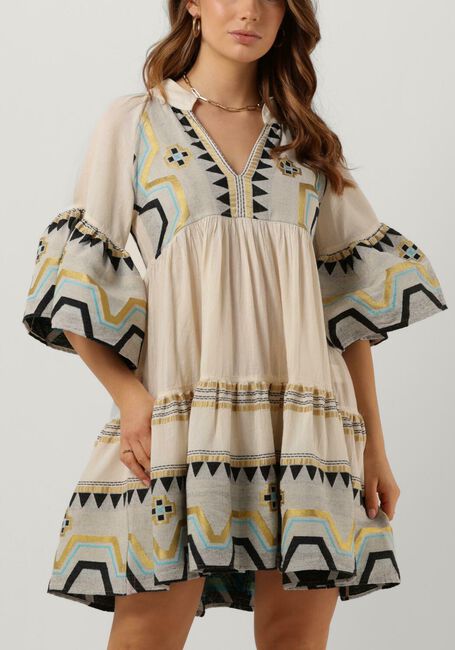 Gebroken wit NEMA Mini jurk MEDORA - large