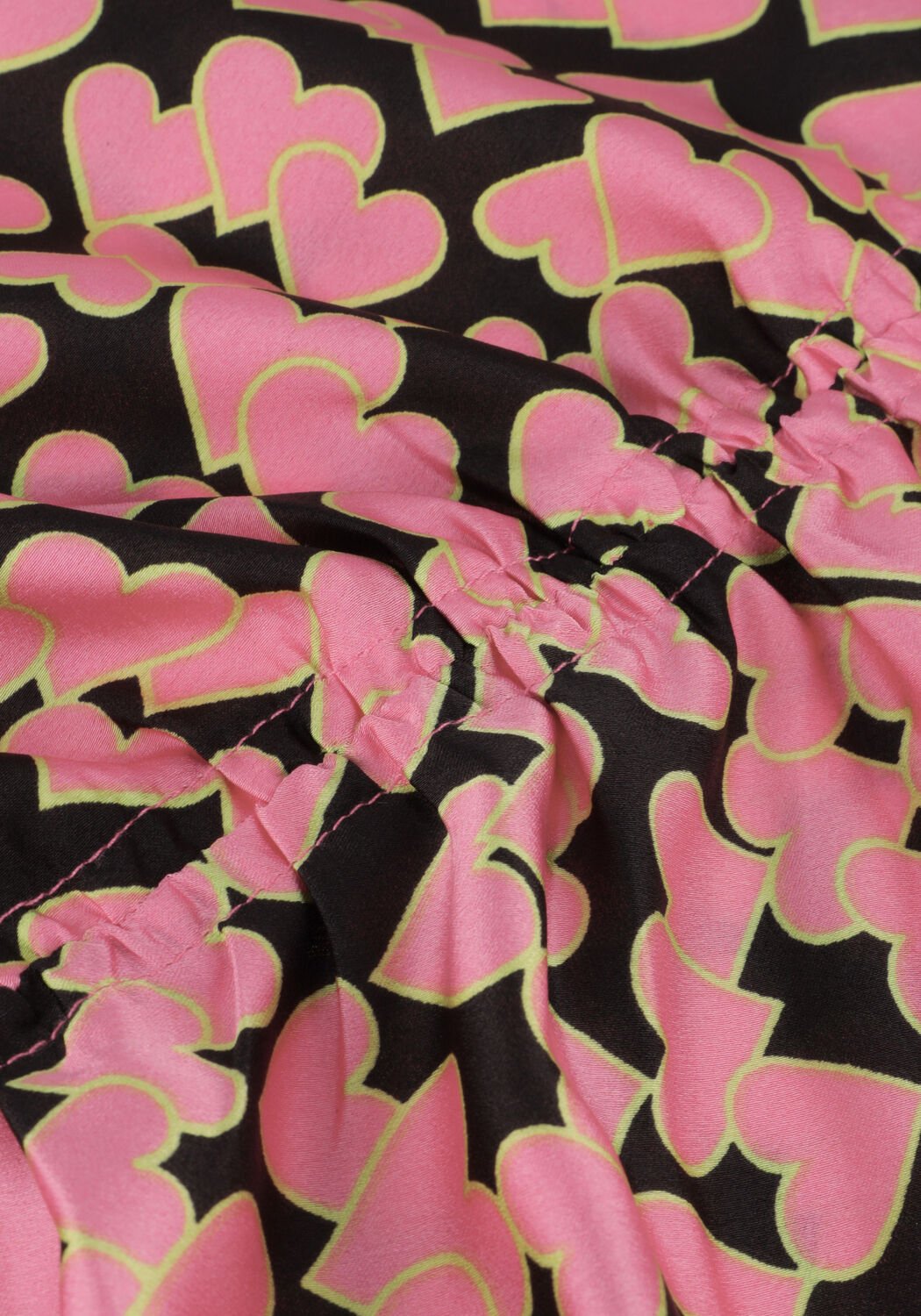 Roze CO'COUTURE Blouses FLASHY HEART DRAPE BLOUSE - large