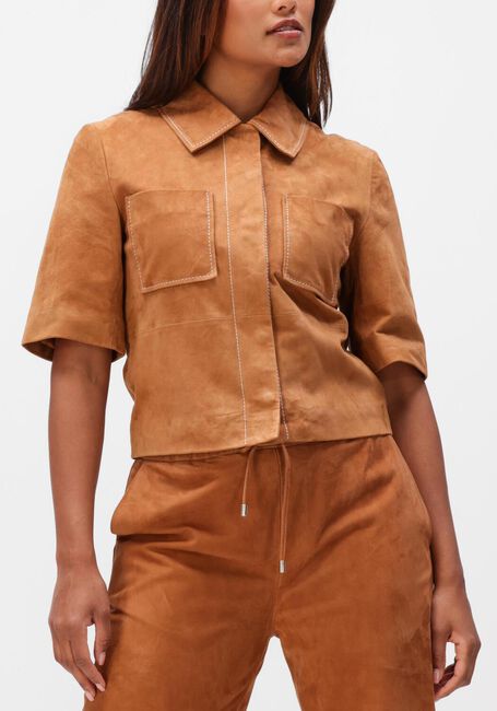 Cognac IBANA Blouses TREABHAR SUEDE - large