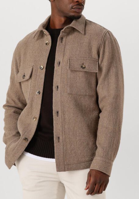 Taupe JACOB COHEN Overshirt LIGHT JACKET RAW - large