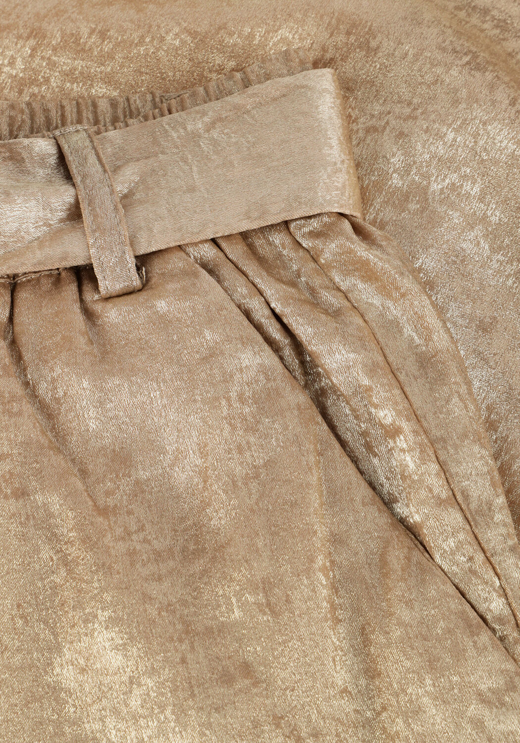 Gouden SUMMUM Pantalon PANTS METALLIC LAMEE - large
