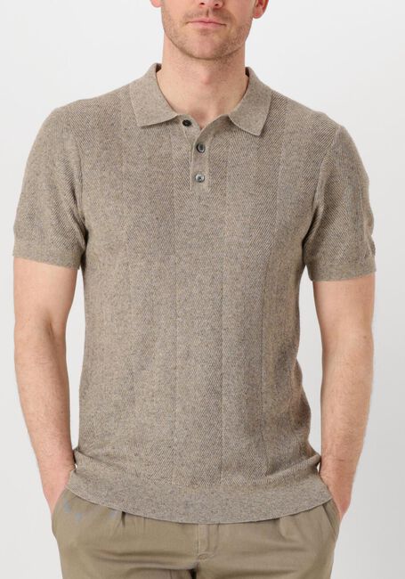 Beige PROFUOMO Polo POLO SHORT SLEEVE - large