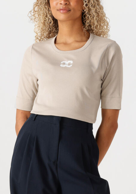 Beige CO'COUTURE T-shirt GRANNYCC LOGO TEE - large