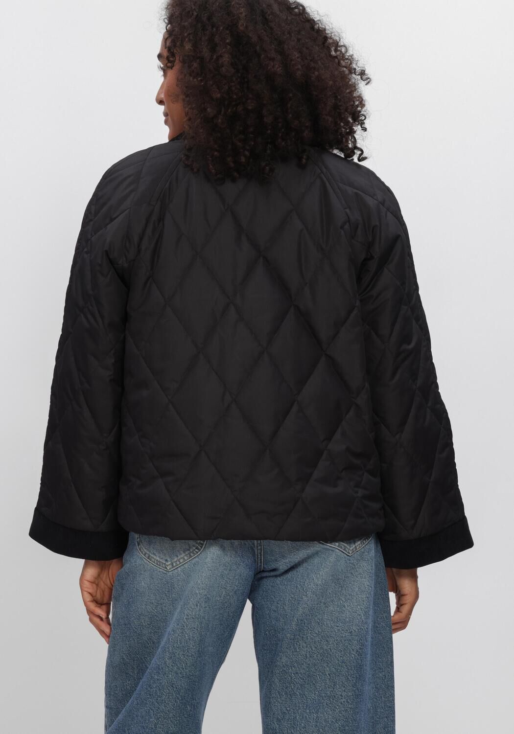 Zwarte BARBOUR Gewatteerde jas KILNWICK QUILTED JACKET - large