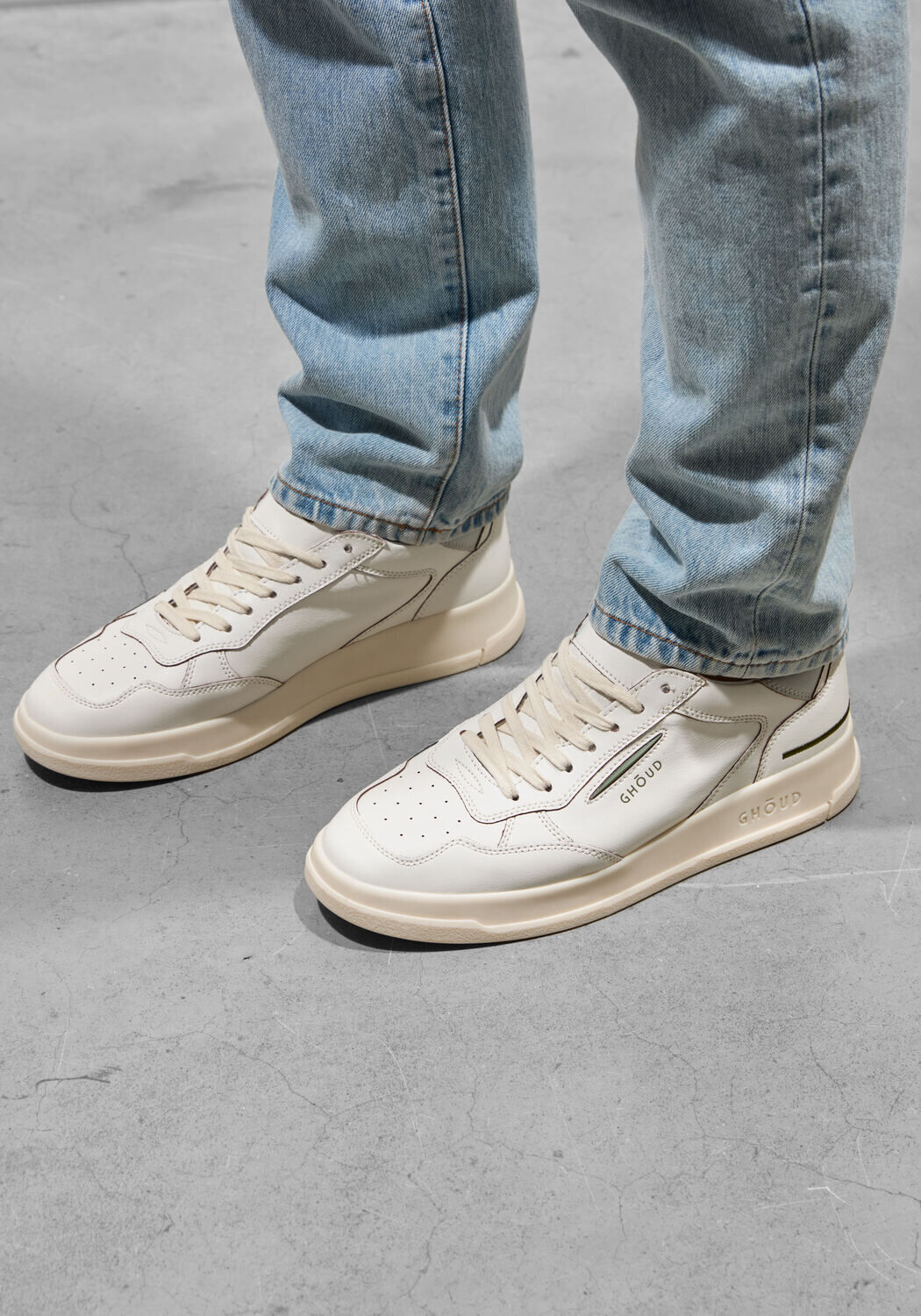 Witte GHOUD Lage sneakers TWEENER LOW D - large