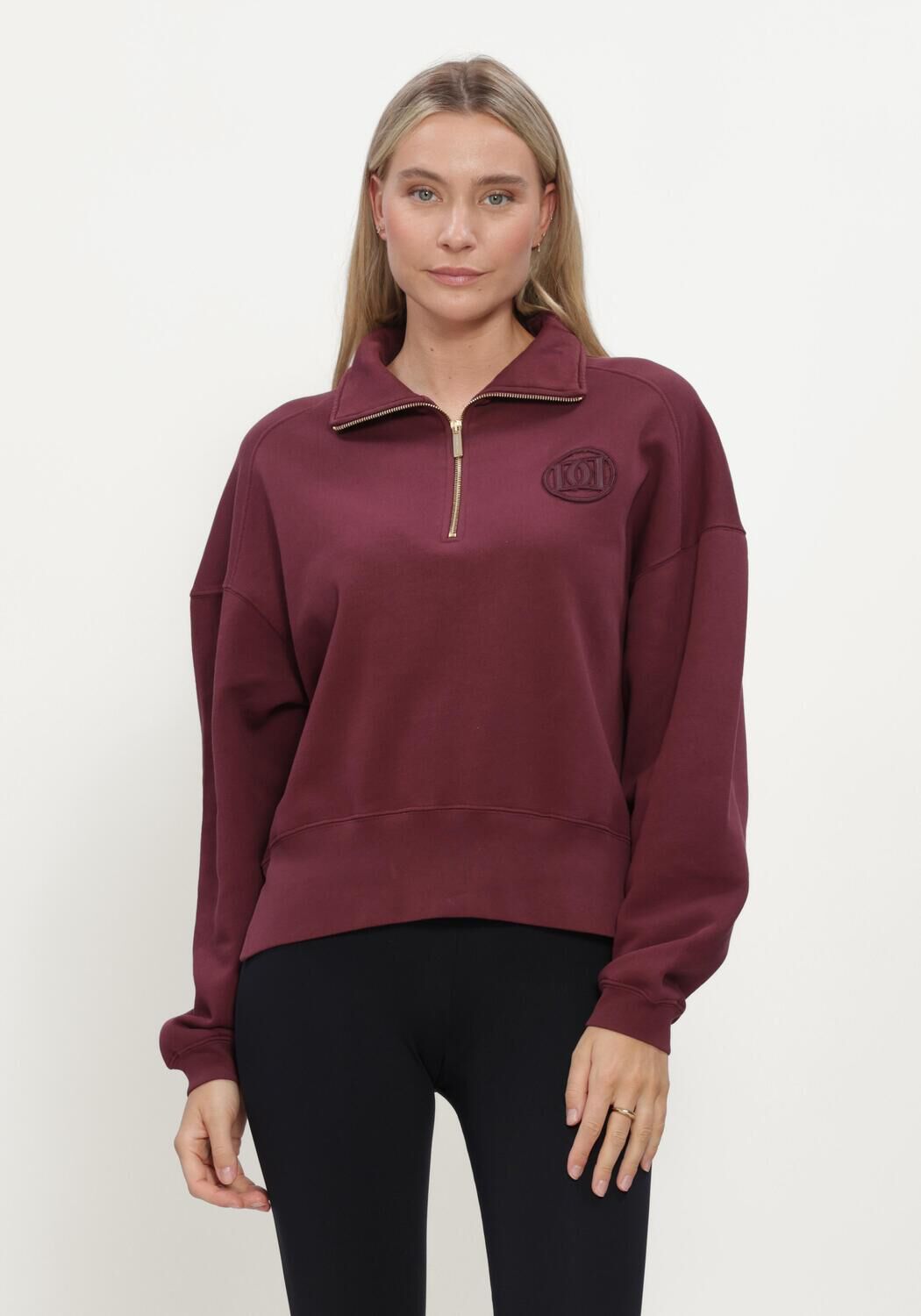Bordeaux DEBLON SPORTS Sweater NELLE SWEATER - large