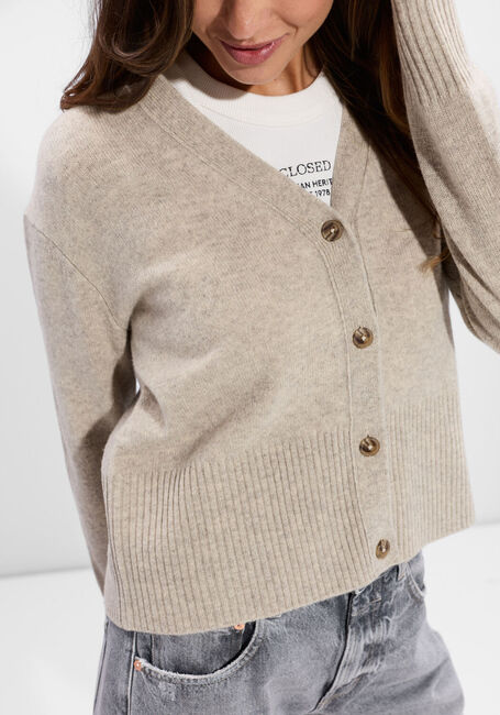 Beige CLOSED Trui V NECK CARDIGAN - large