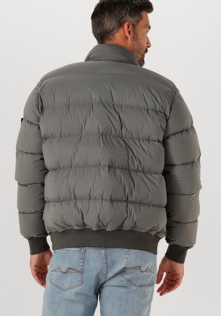 Grijze STONE ISLAND Gewatteerde jas BOMBER - large