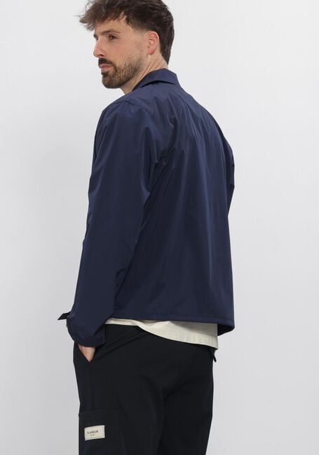 Donkerblauwe FLANEUR Jack SIGNATURE COACH JACKET - large