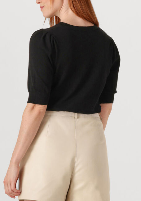 Zwarte SUMMUM Trui SHORT SLEEVE SWEATER - large
