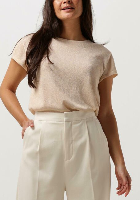 Gouden MINUS T-shirt CARLINA KNIT TEE - large