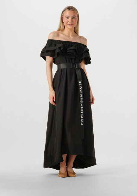 Zwarte COPENHAGEN MUSE Maxi jurk MOLLY DRESS - large