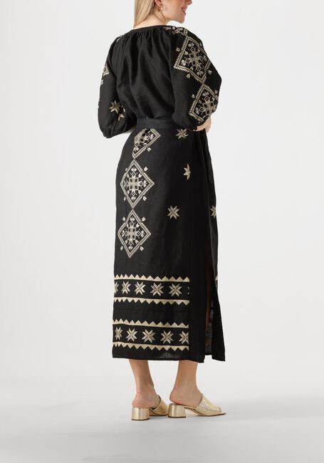 Zwarte GREEK ARCHAIC KORI Maxi jurk 230652 - large