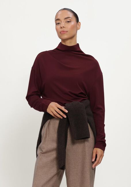Bordeaux FILIPPA K Longsleeves TWISTED NECK TOP - large