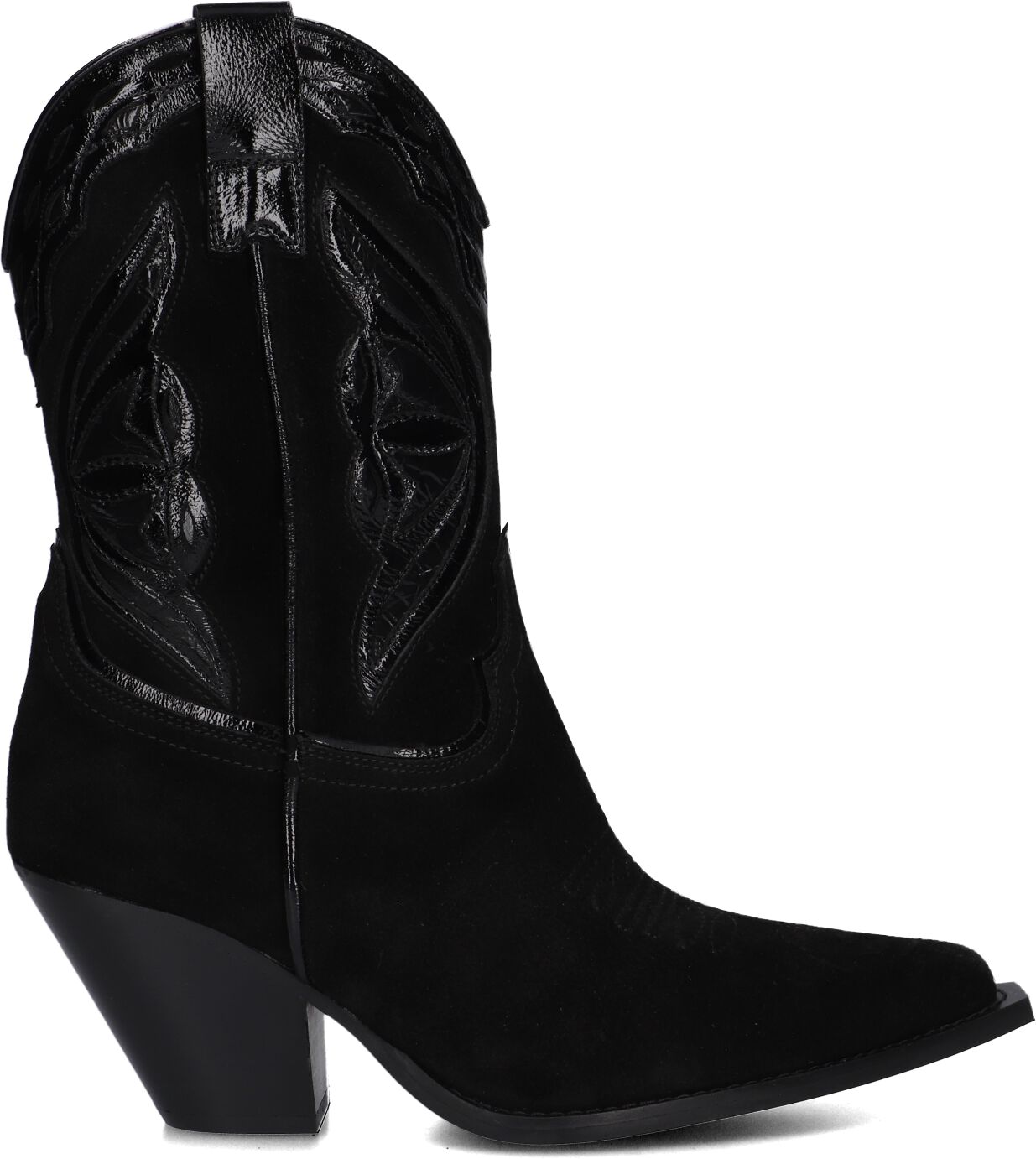 Toral Cowboylaarzen Dames 12371, Maat: 35, Materiaal: Suède, Kleur: Zwart