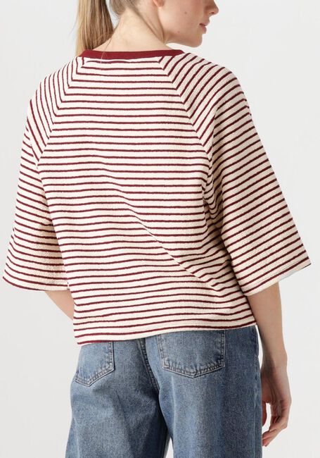 Bordeaux CO'COUTURE T-shirt ERINCC STRIPE TEE - large