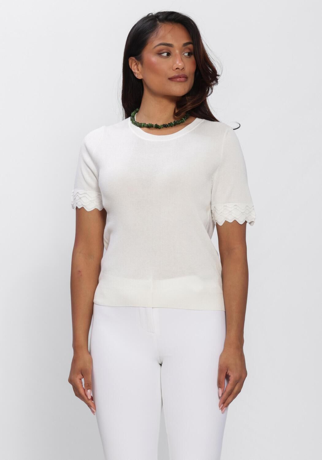 Witte MARC CAIN GLAM Truien/vesten TRUI - large