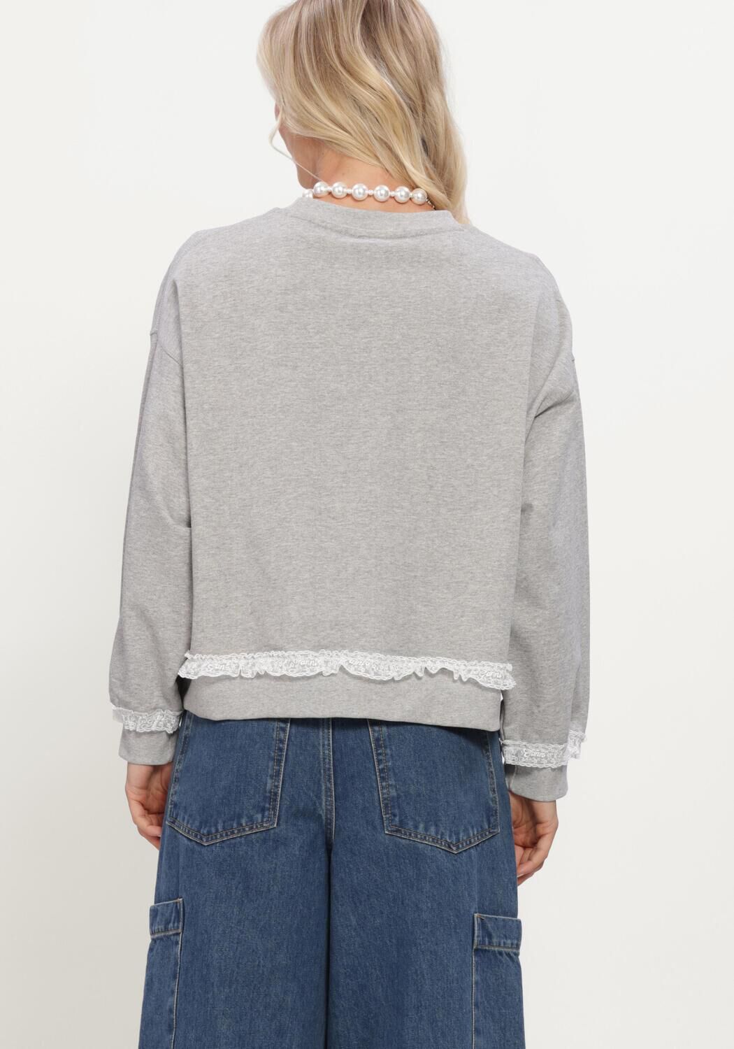 Grijze GANNI Truien/vesten ISOLI SWEATER - large