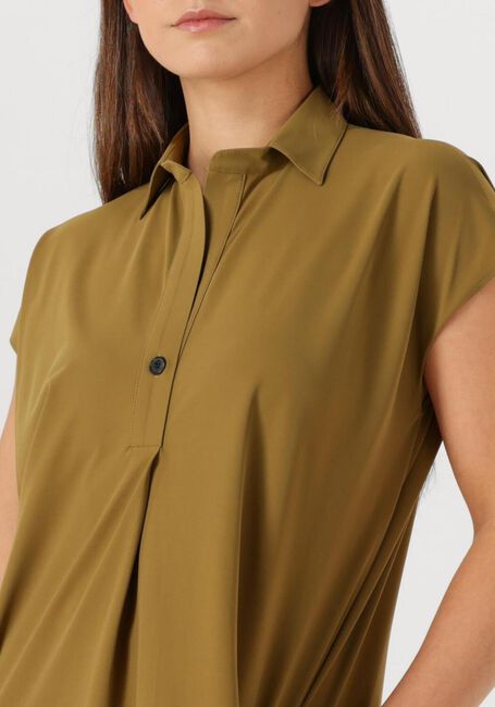 Khaki PENN & INK Midi jurk DRESS - large