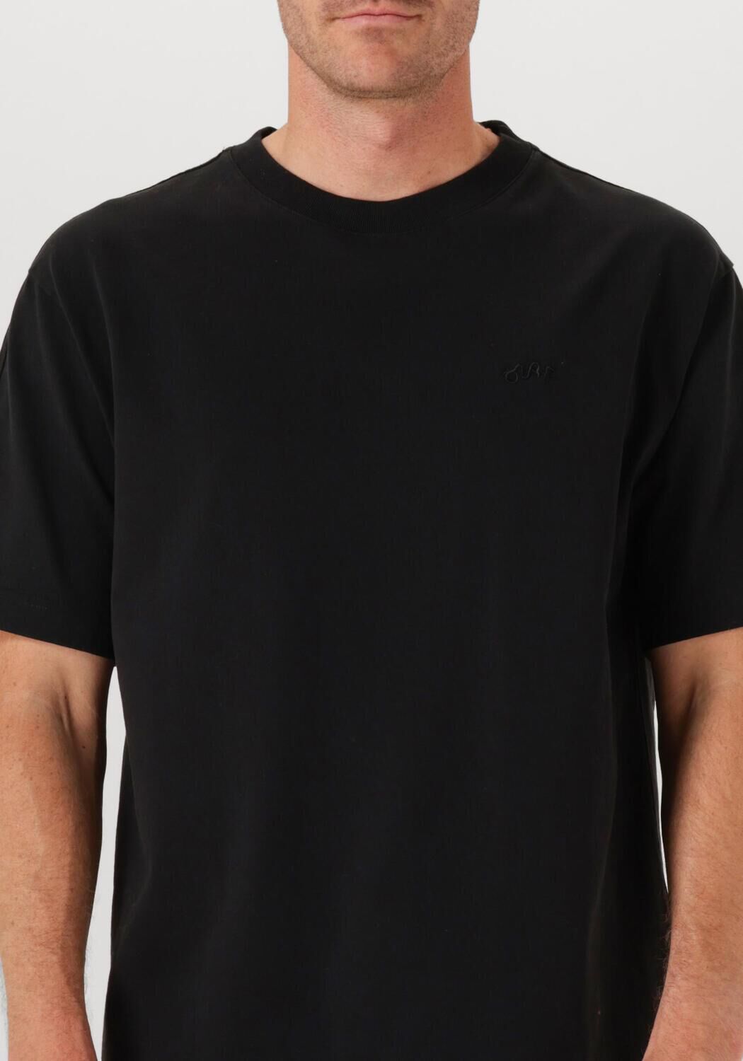 Zwarte OLAF HUSSEIN T-shirt SIGNATURE TEE - large