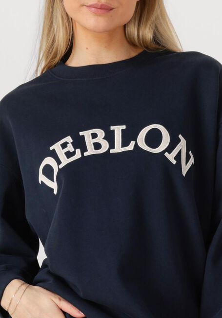 Donkerblauwe DEBLON SPORTS Sweater ROMEE - large