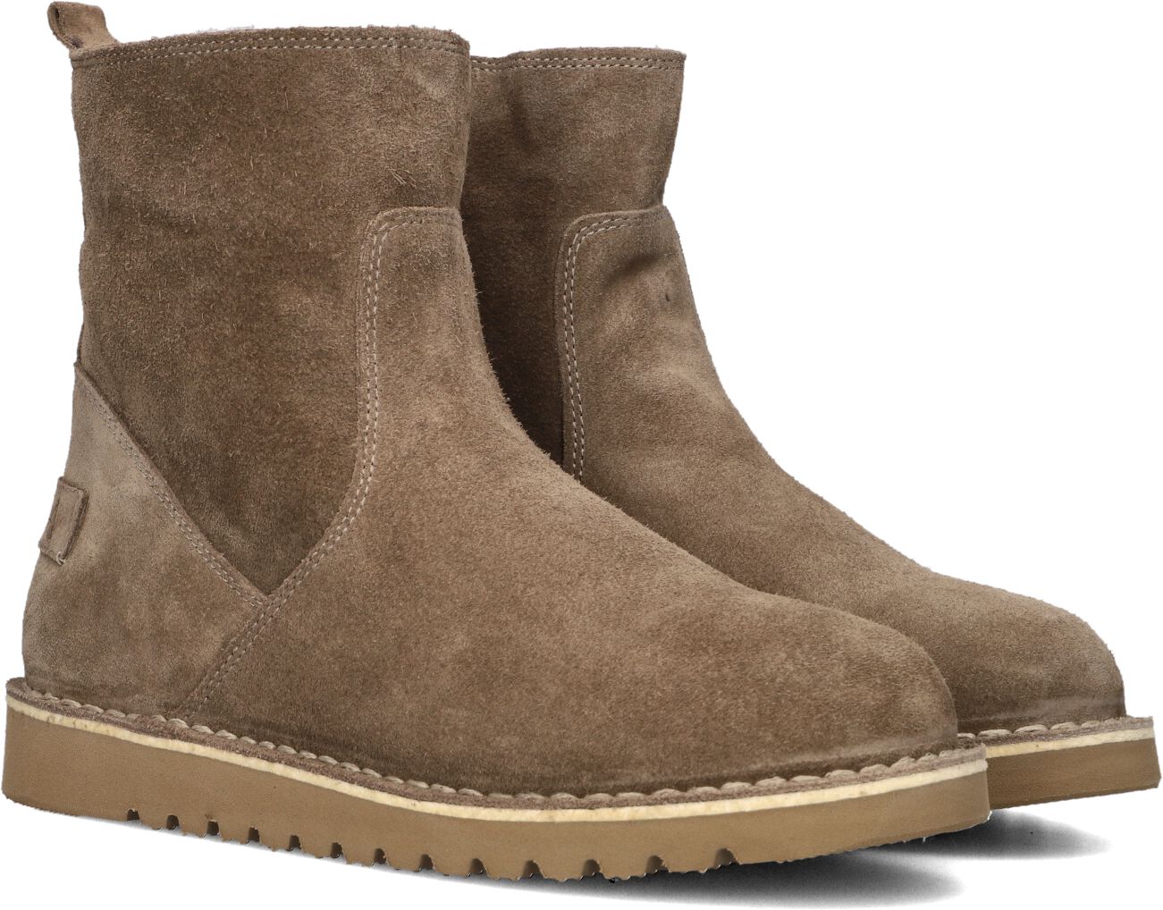 Ayana Enkelboots Dames 2427, Maat: 36, Materiaal: Suède, Kleur: Taupe