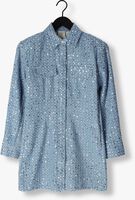 Lichtblauwe SECOND FEMALE Mini jurk LEMARA DRESS - medium