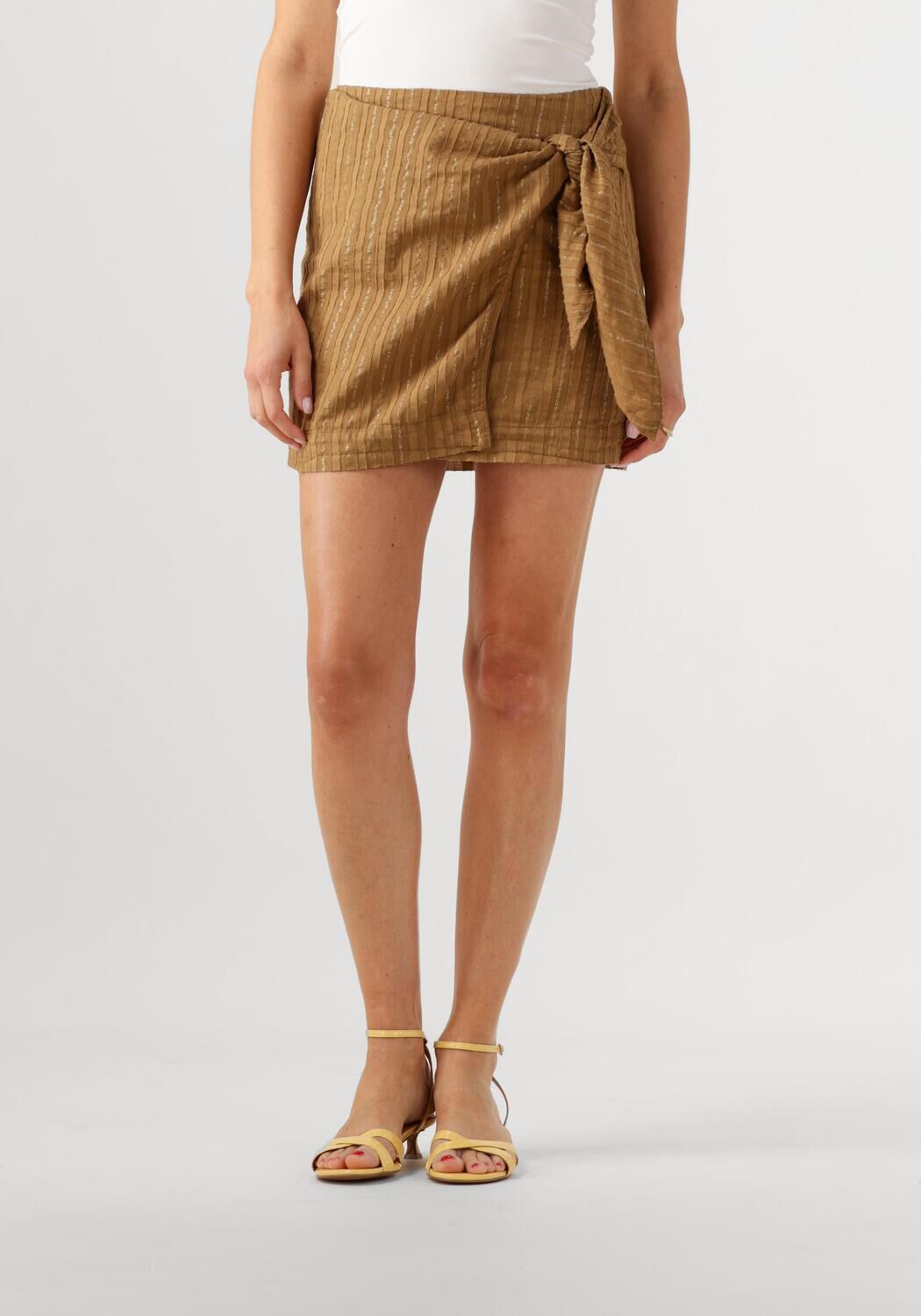 Devotion Minirok Dames Ersa, Maat: M, Kleur: Khaki afbeelding 1