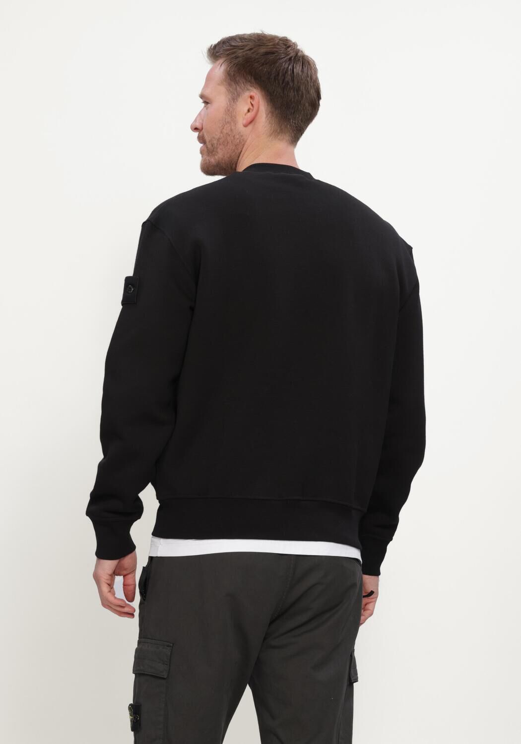 Zwarte STONE ISLAND Sweater SWEATSHIRT S0F15 - large