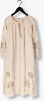 Zand SUMMUM Maxi jurk LONG DRESS LINEN HEAVY EMBROIDERY Zand SUMMUM Maxi jurk LONG DRESS LINEN HEAVY EMBROIDERY - medium