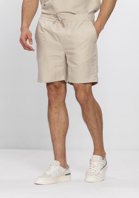 Beige WAHTS Korte broek CARL LINEN COTTON - large
