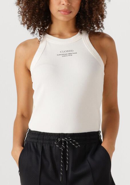Ecru CLOSED Top RACER TANK TOP - large