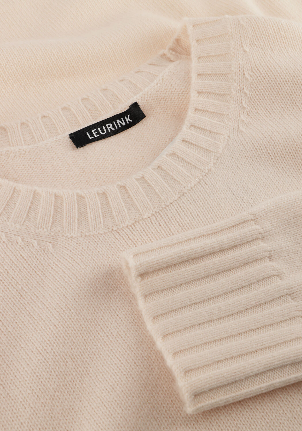 Creme LEURINK KNIT Trui RIFREDO O-NECK - large