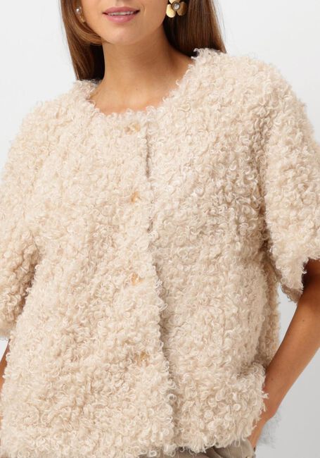 Witte SUMMUM Gilet JACKET FAUX FUR - large