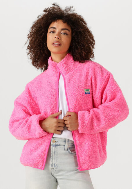 Roze AMERICAN VINTAGE Faux fur jas HOKTOWN WOMAN - large