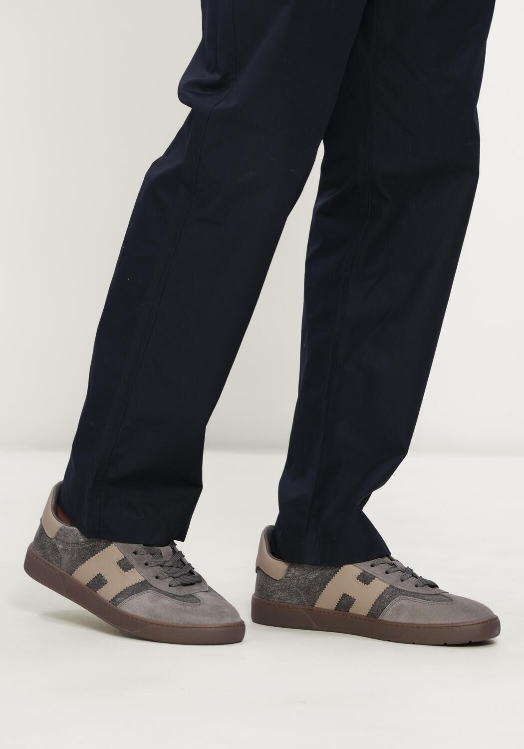 Grijze HOGAN Lage sneakers COOL ALLACCIATO H - large