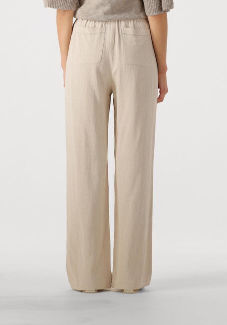 Beige MOS MOSH Wijde broek MMHELIN JOLENE PANT - large