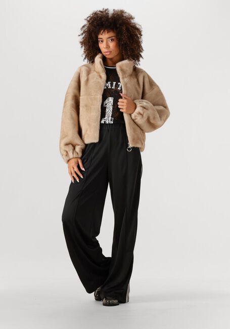 Beige CO'COUTURE Faux fur jas FERA FAUX FUR JACKET - large