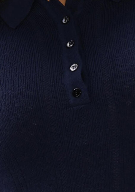 Donkerblauwe HERSKIND Blouses CYENNA KNIT BLOUSE - large