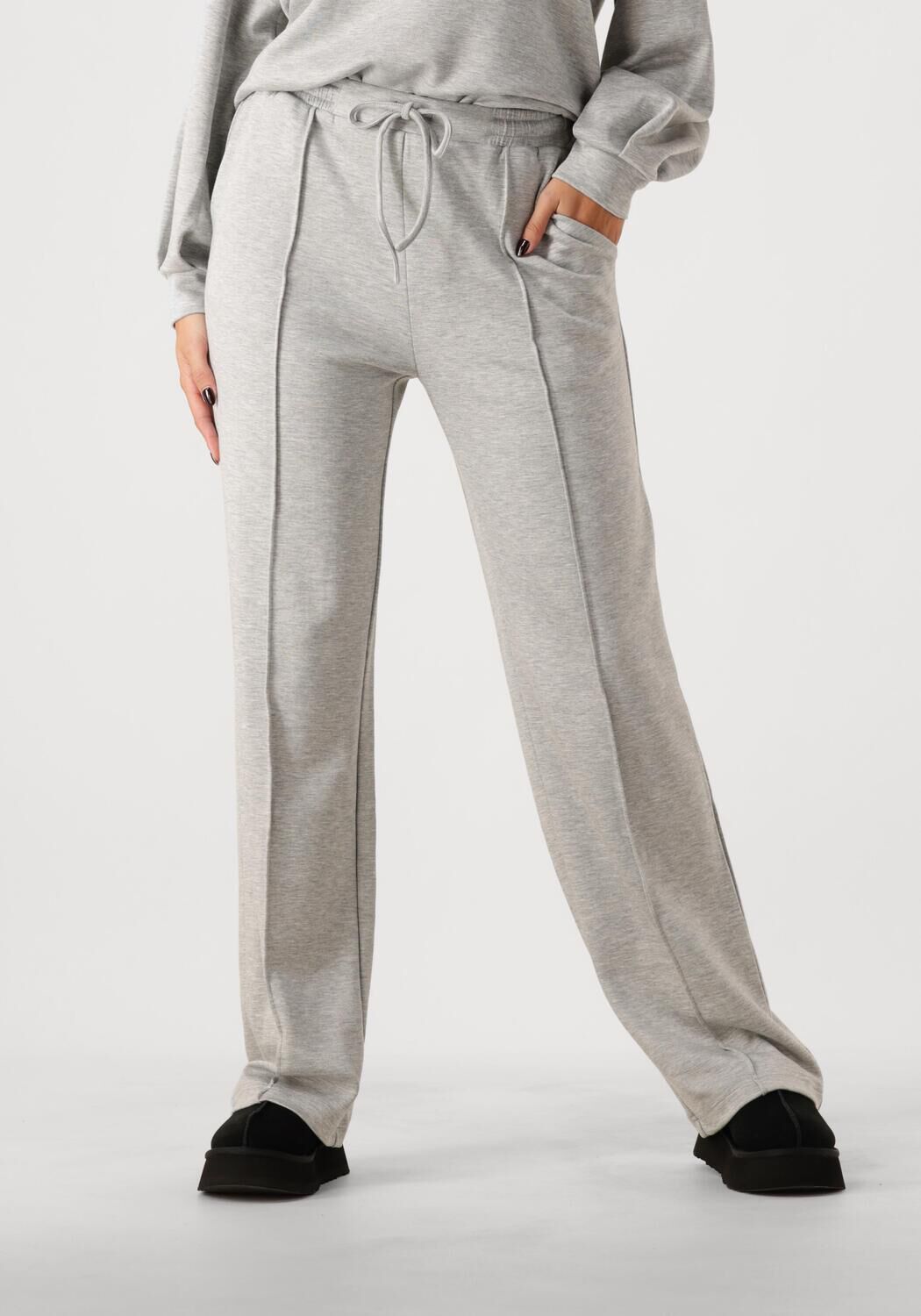 Aimee the Label Pantalon Dames Marcella, Maat: L, Kleur: Grijs