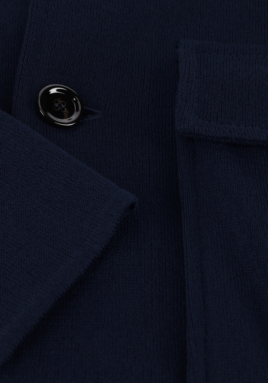 Donkerblauwe LARDINI Overshirt KNIT JACKET - large