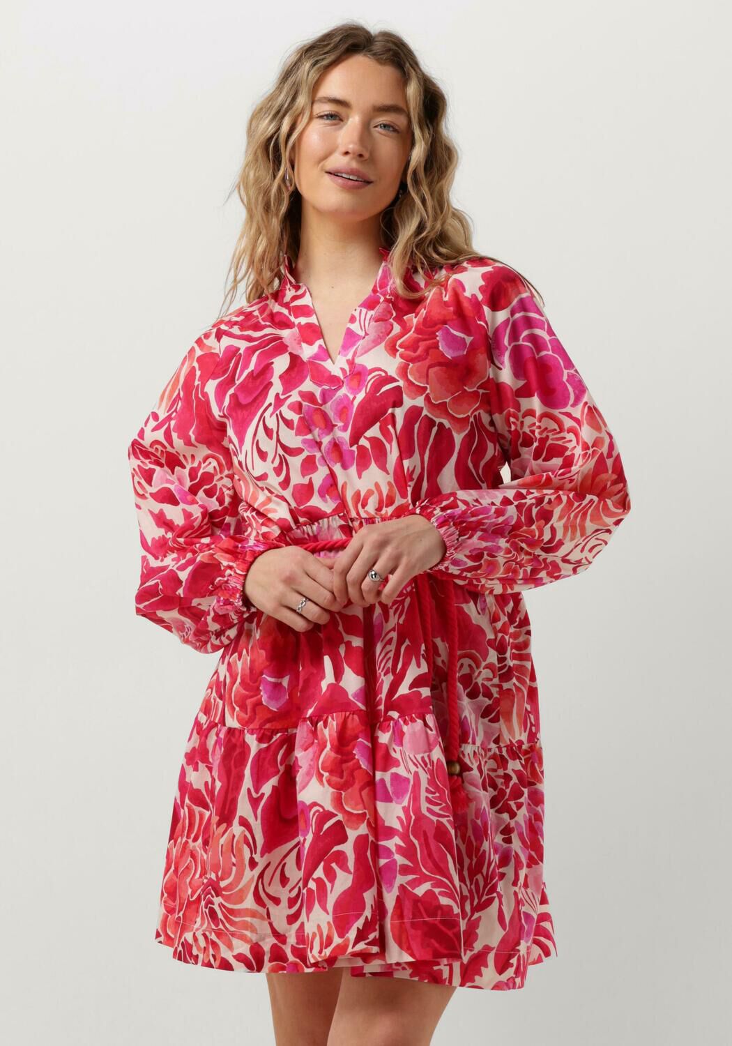 Dea Kudibal Mini Jurk Dames Vania, Maat: L, Kleur: Roze