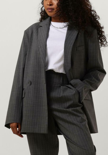 Grijze PENN & INK Blazer W23N1423 - large