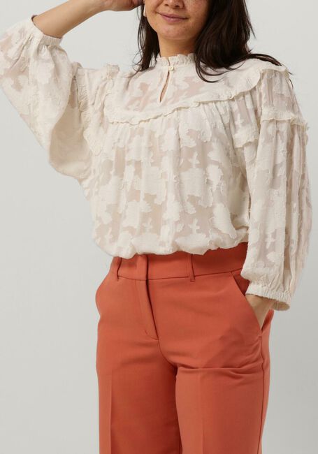 Witte SUMMUM Blouses BLOUSE VISCOSE JACQUARD - large