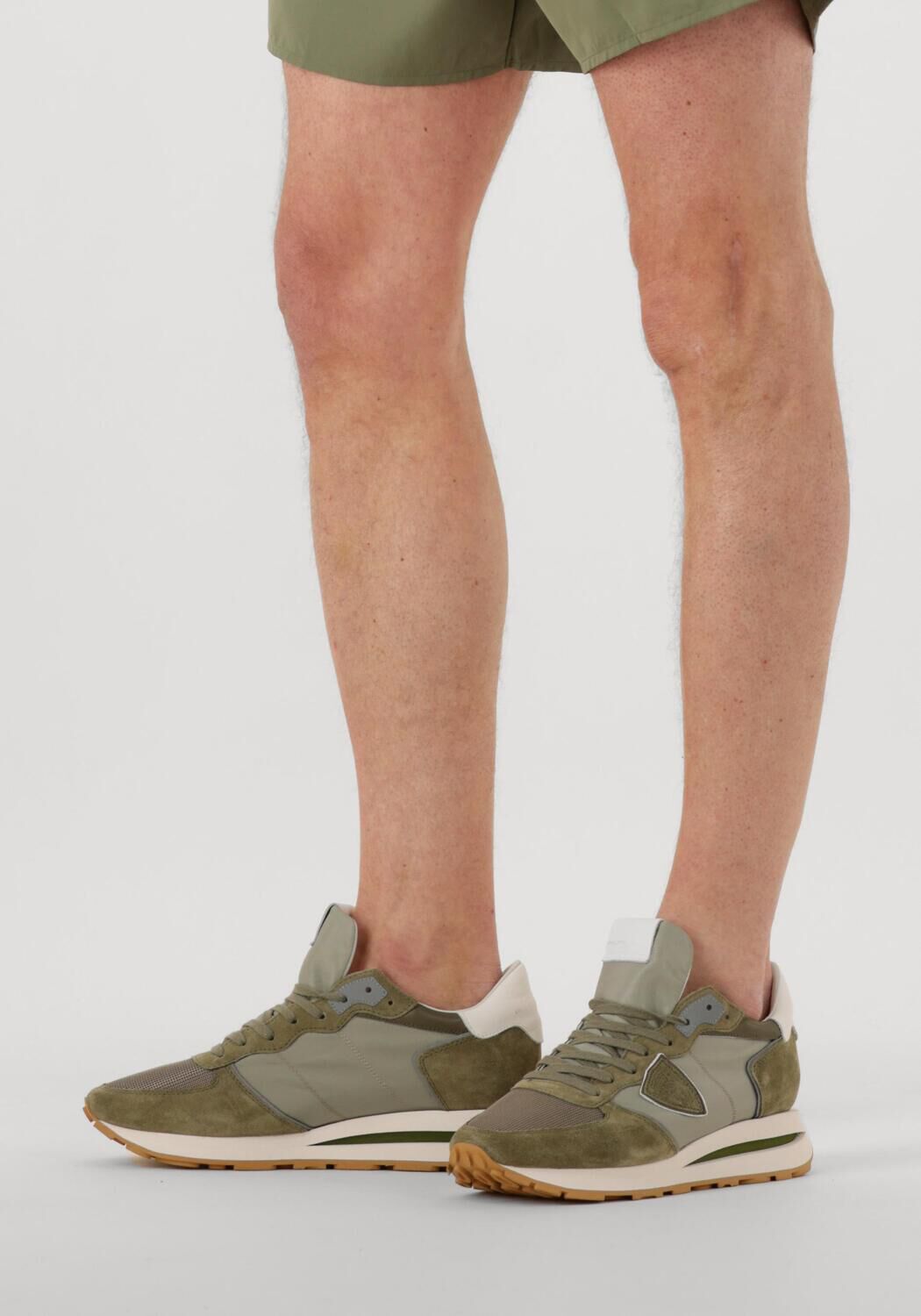 Groene PHILIPPE MODEL Lage sneakers TROPEZ HAUTE LOW MAN - large