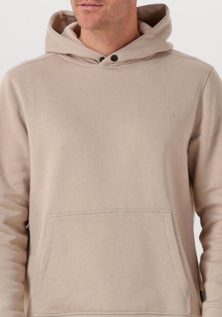 Beige GENTI Trui BASIC LOGO HOODIE - large