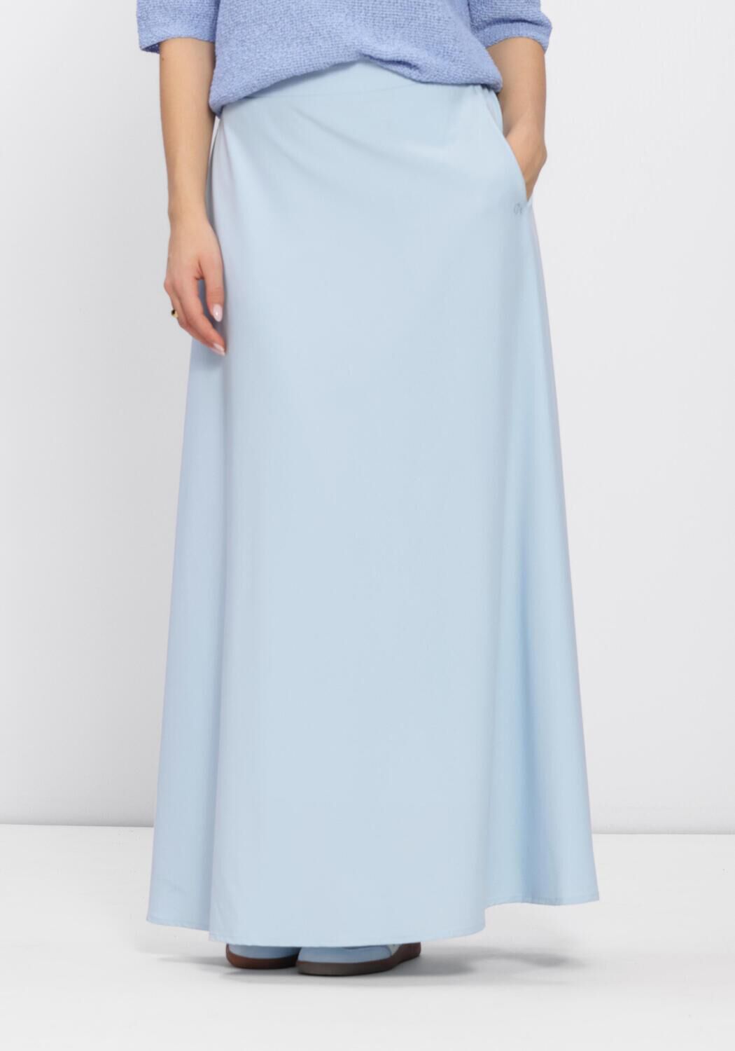 Aimee the Label Maxirok Dames Monday Skirt, Maat: M, Kleur: Lichtblauw afbeelding 1