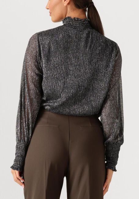 Donkergrijze MOS MOSH Top MMXIMENA GLAM LS BLOUSE - large