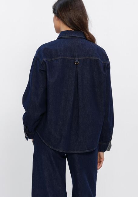 Donkerblauwe LUISA CERANO Blouses DENIM-BLUSE - large