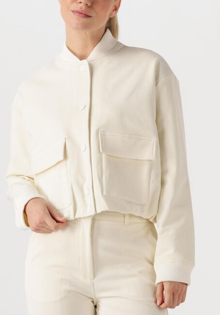 Ecru SECOND FEMALE Jack LIU NEW BOMBER - large